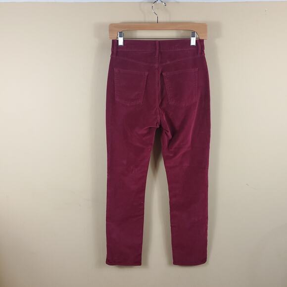 3x1 Red Velvet Higher Ground Mini Split Jeans Size 25 - Picture 6 of 11